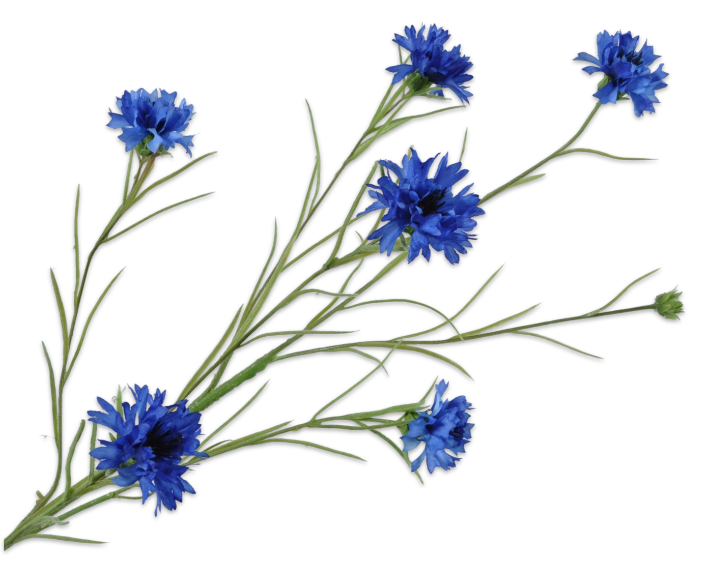 CORNFLOWER SPRAY BLUE  92 CM