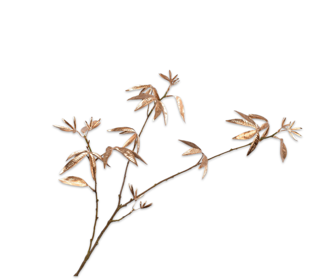 BLATT ZWEIG  GOLD  92 CM