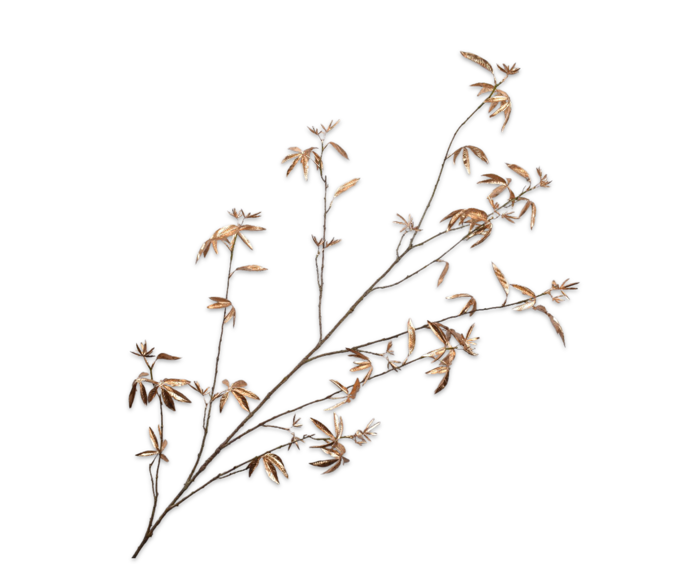 BLATT ZWEIG  GOLD  172 CM