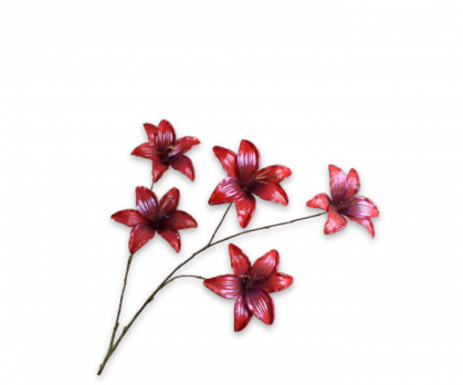 LILY ACRYL RED  109 CM