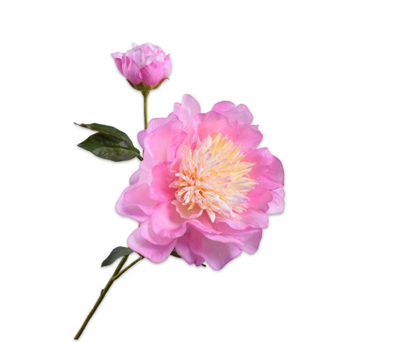 PEONY SPRAY PINK RT  79 CM