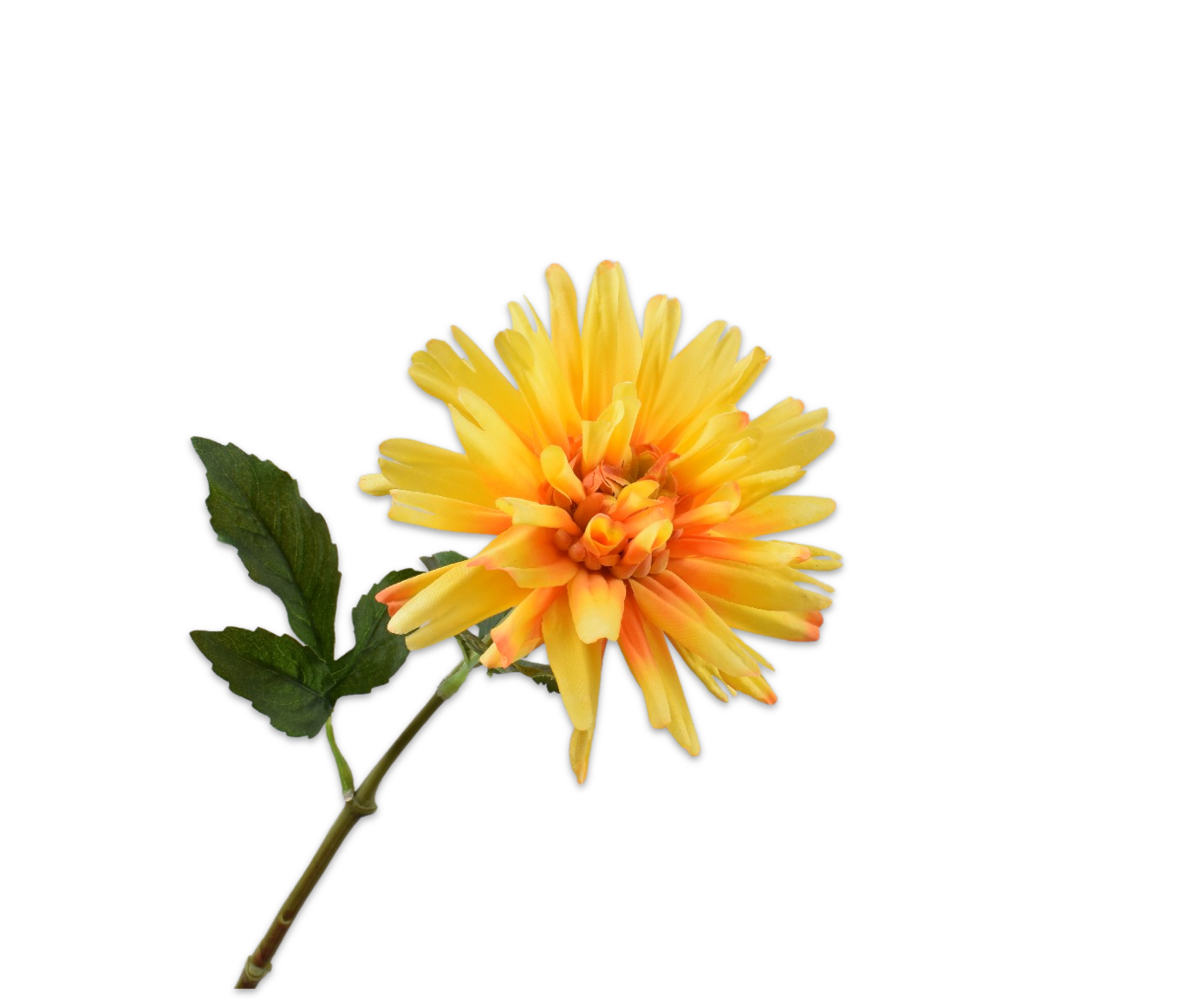 DAHLIA STEM YELLOW  59 CM