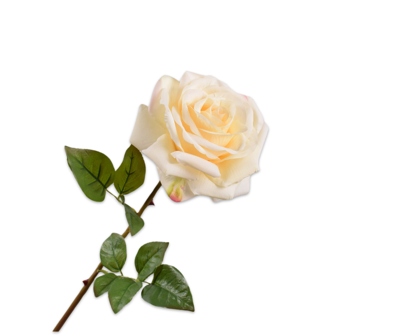 ROSE STIEL GELB  RT  68 CM