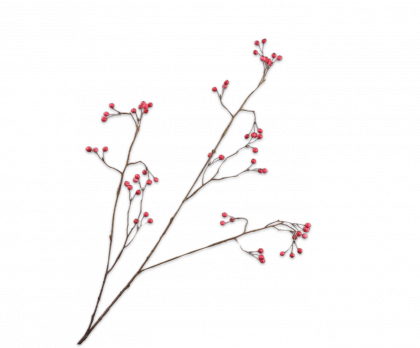 BERRY BRANCHE  ROUGE  94 CM