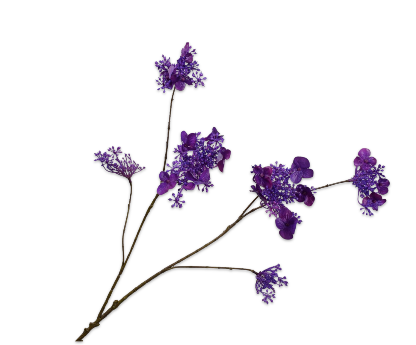 HYDRANGEA SPRAY PURPLE RT  94 CM