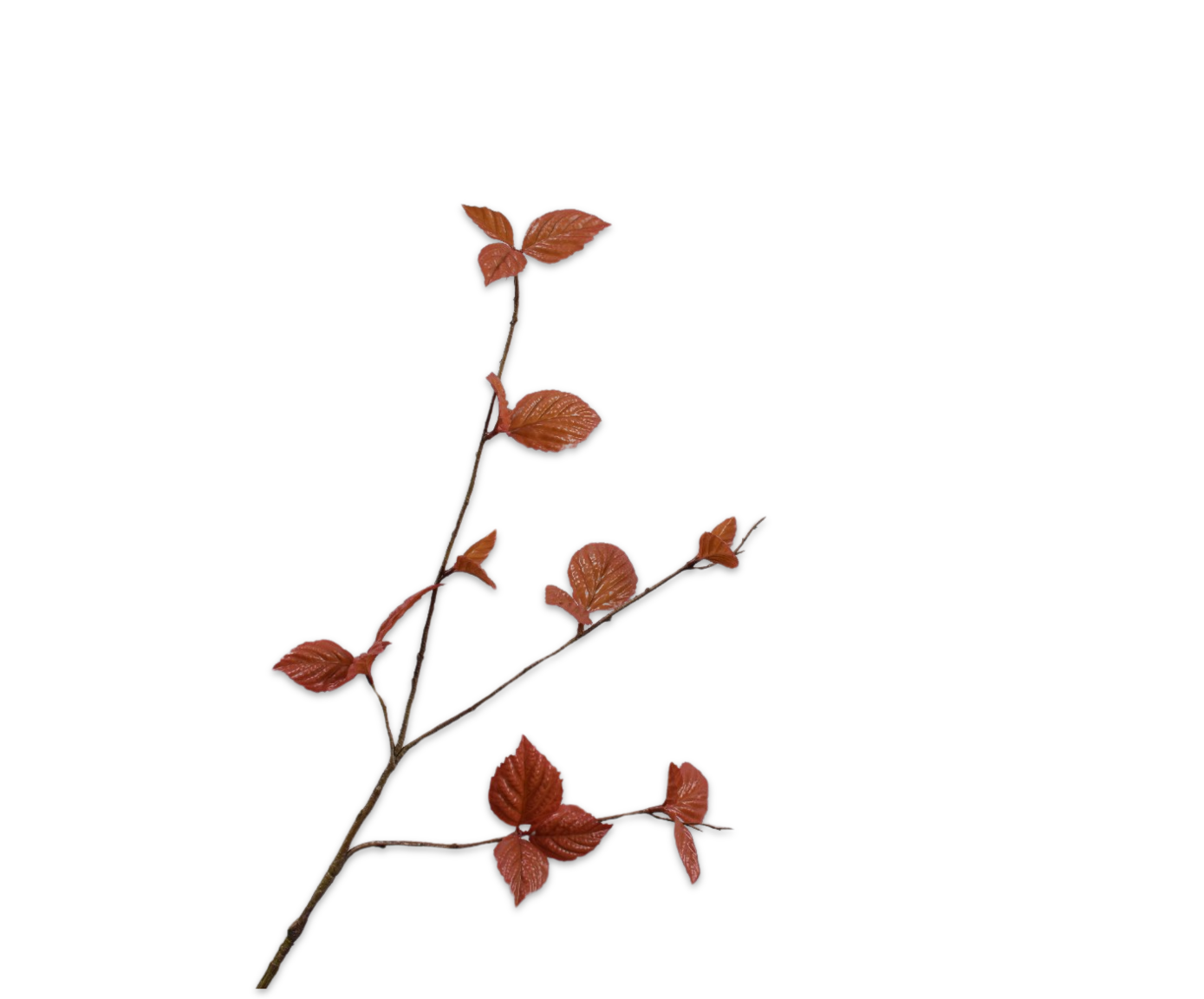 LEAF SPRAY  BROWN  85 CM