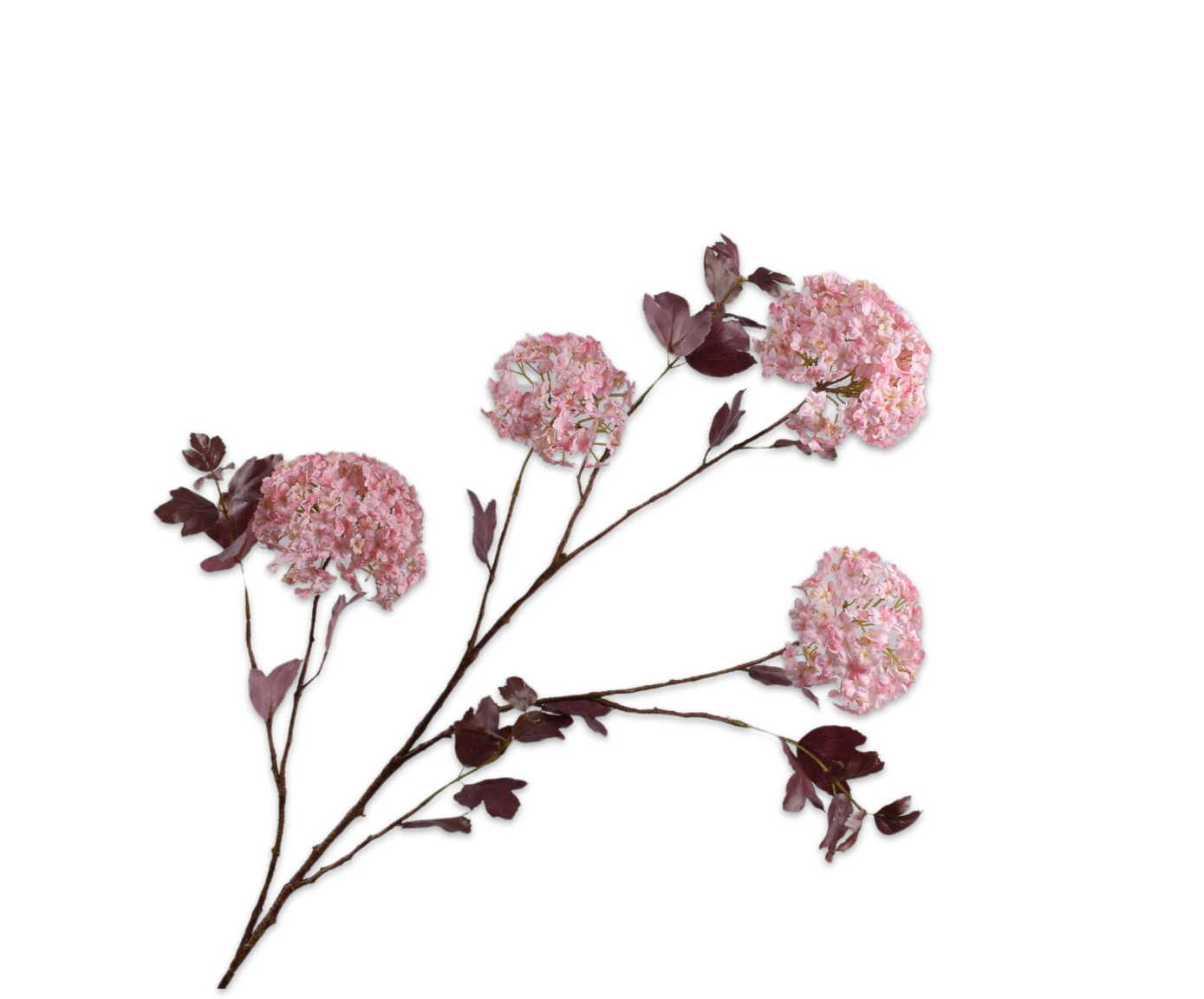 SNOWBALL SPRAY MAUVE  130 CM