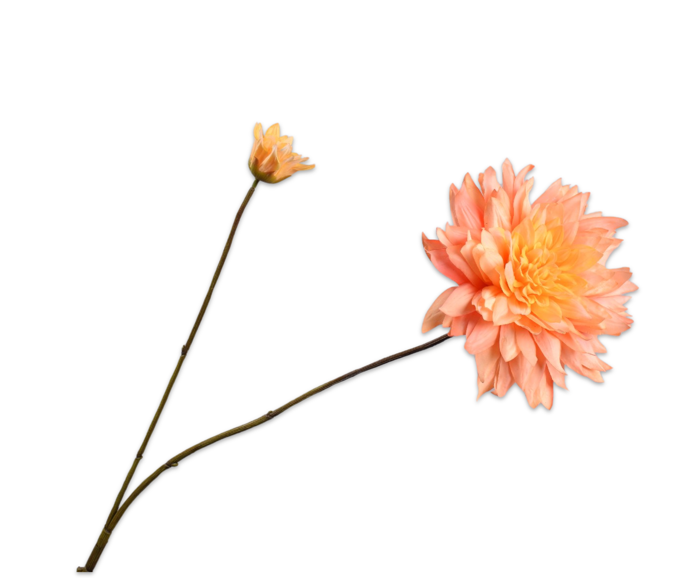 DAHLIA SPRAY ORANGE RT  102 CM