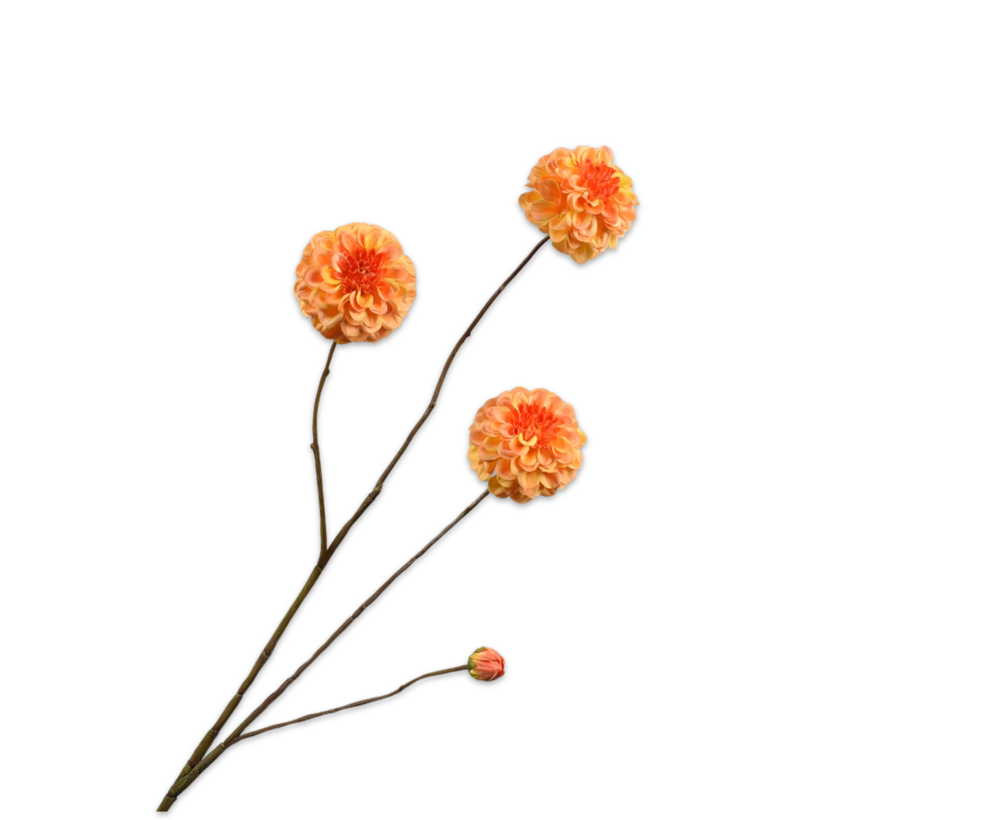 DAHLIA SPRAY GOLD/YLW  103 CM