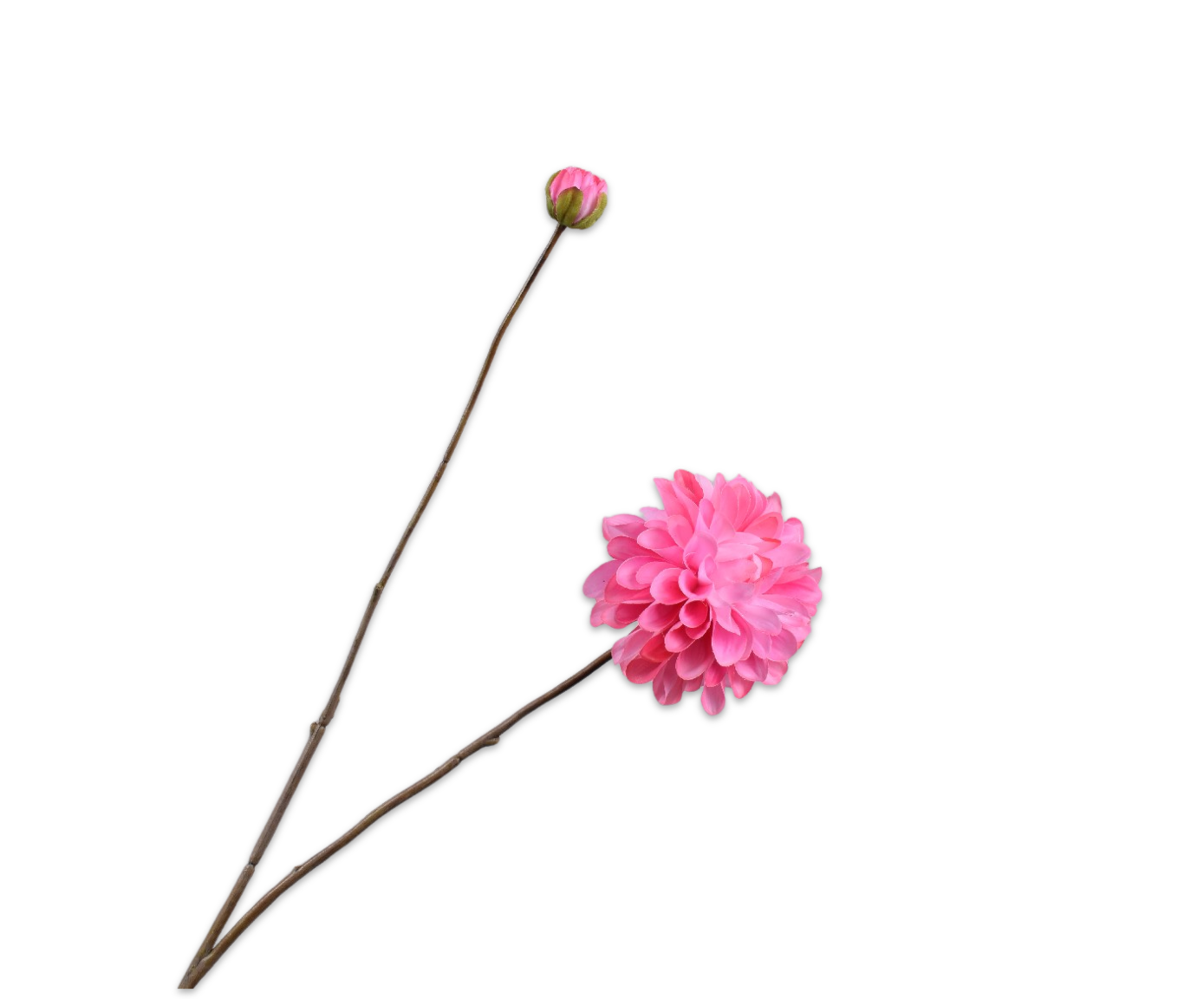 DAHLIA SPRAY PINK DK RT  86 CM