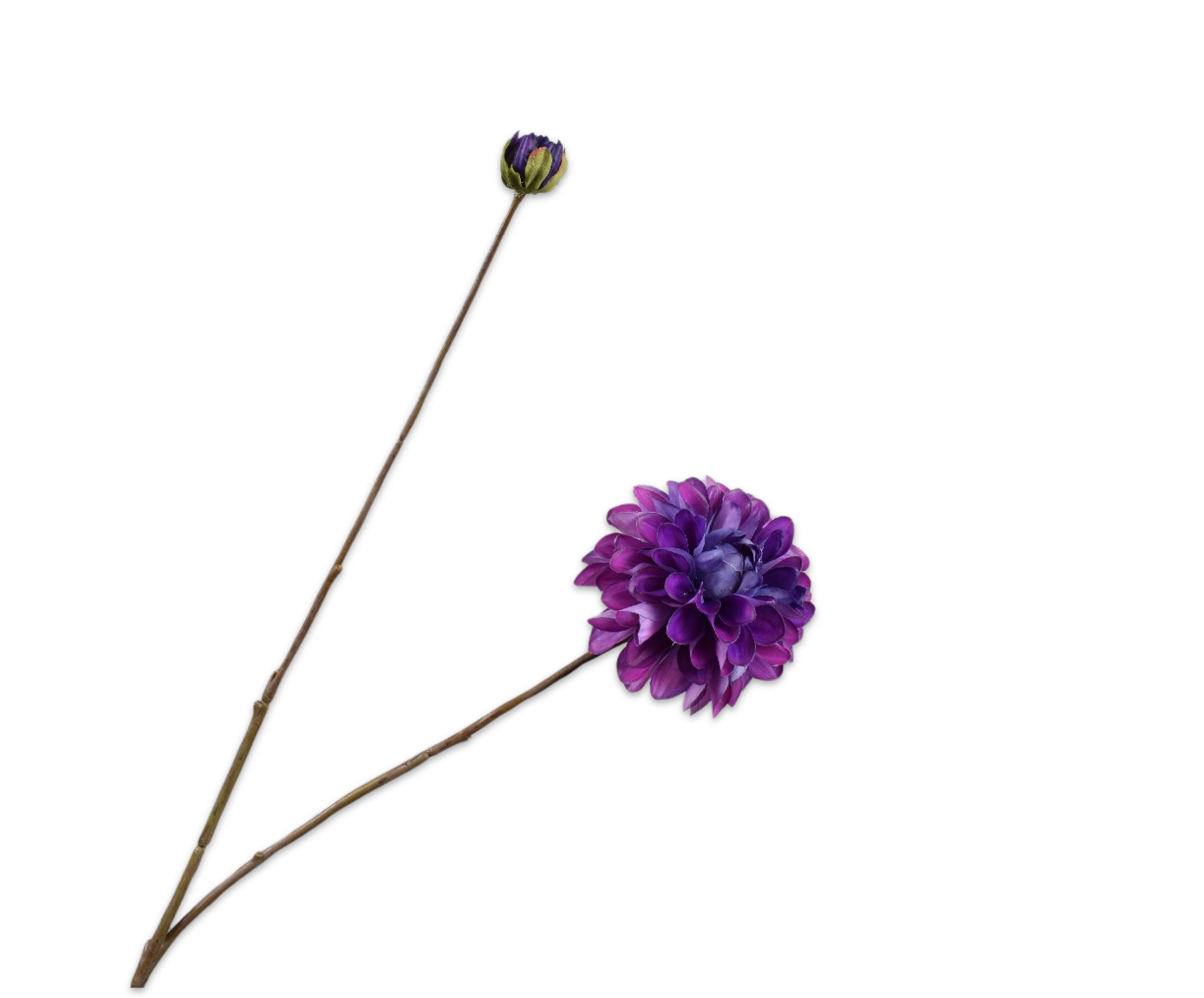 DAHLIA SPRAY PURPLE RT  86 CM