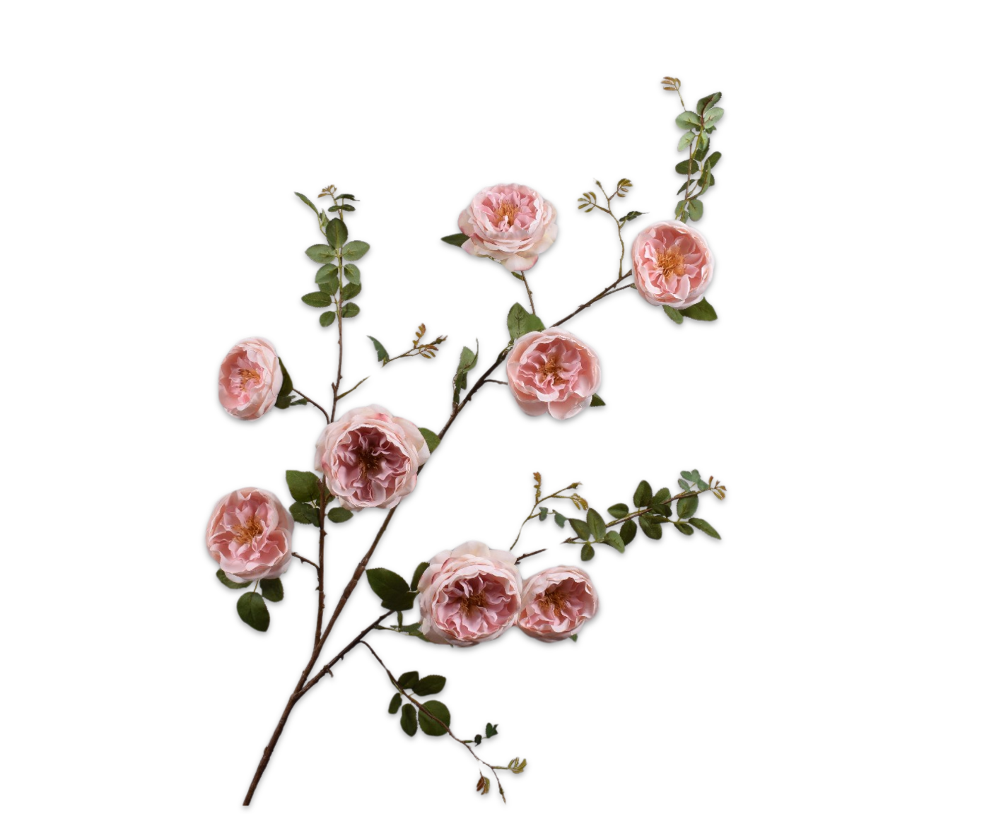 ROSE SPRAY PINK LT  128 CM