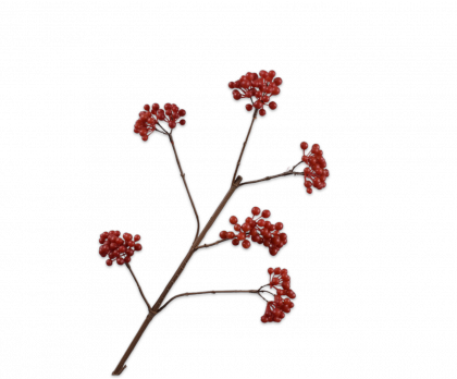 BERRY BRANCHE  ROUGE  79 CM