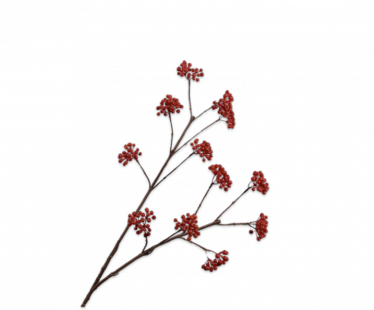 BERRY BRANCHE  ROUGE  110 CM