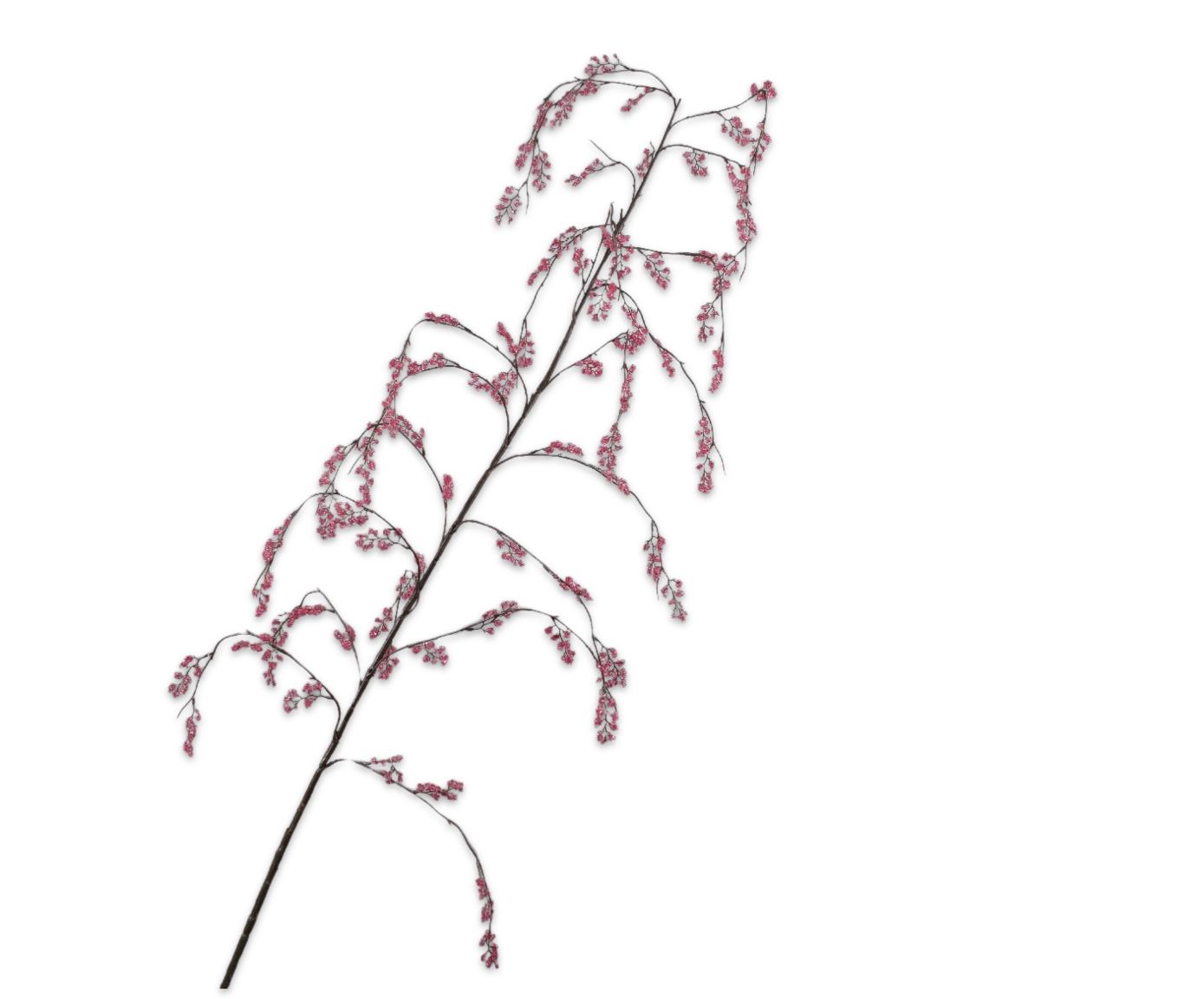 GLITTERTAK GLAS ROZE DK  170 cm