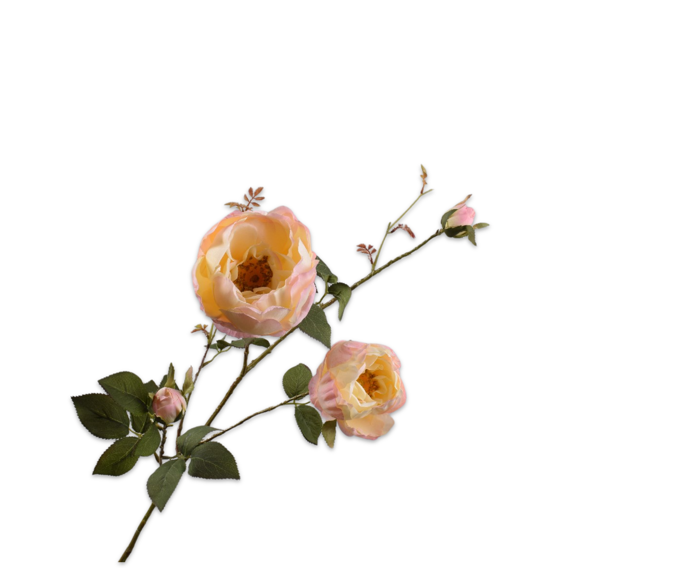 ROSE SPRAY PNK/YLL  102 CM