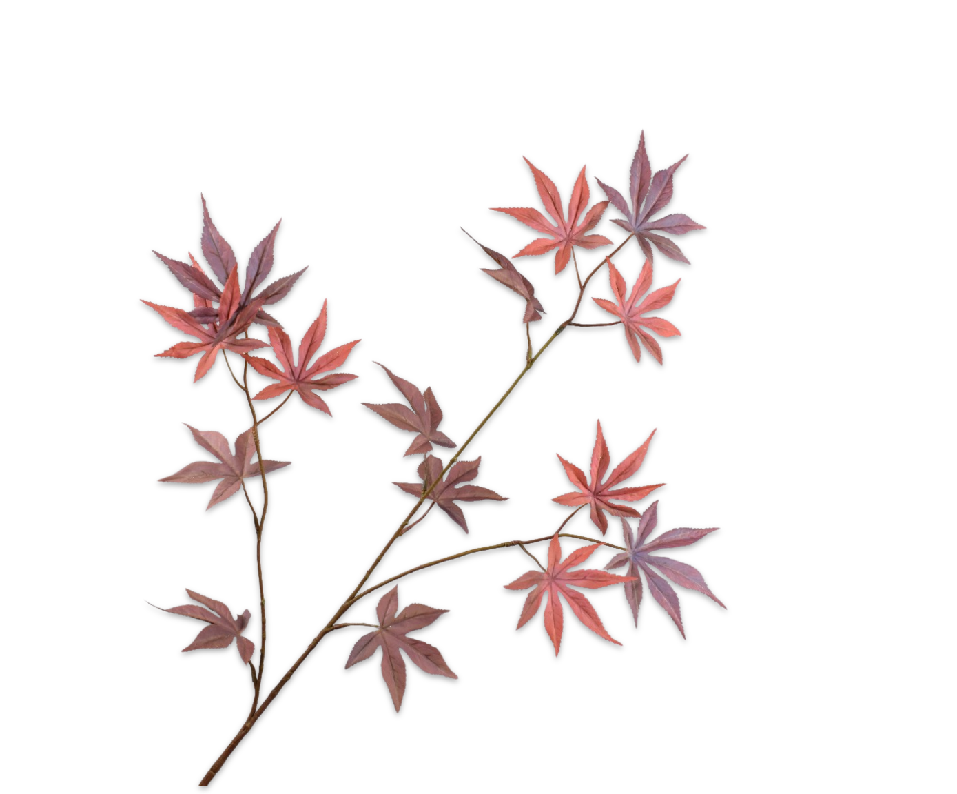 BLATT ZWEIG  ROT/BOR  96 CM