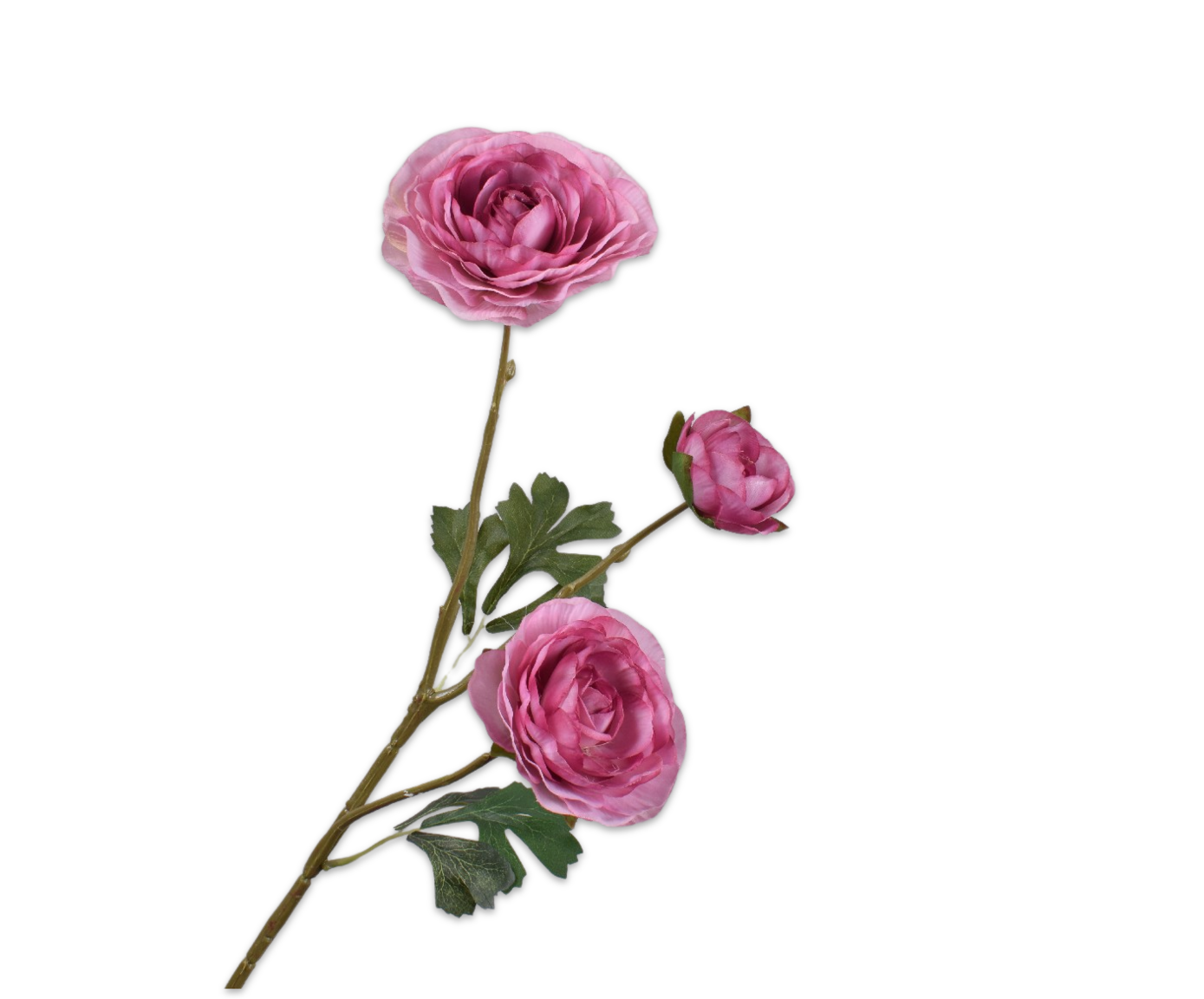 RANUNCOLO RAMO VIOLA  46 CM