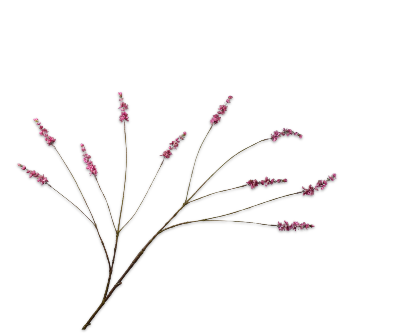 LAVANDA RAMA ROSA  117 CM