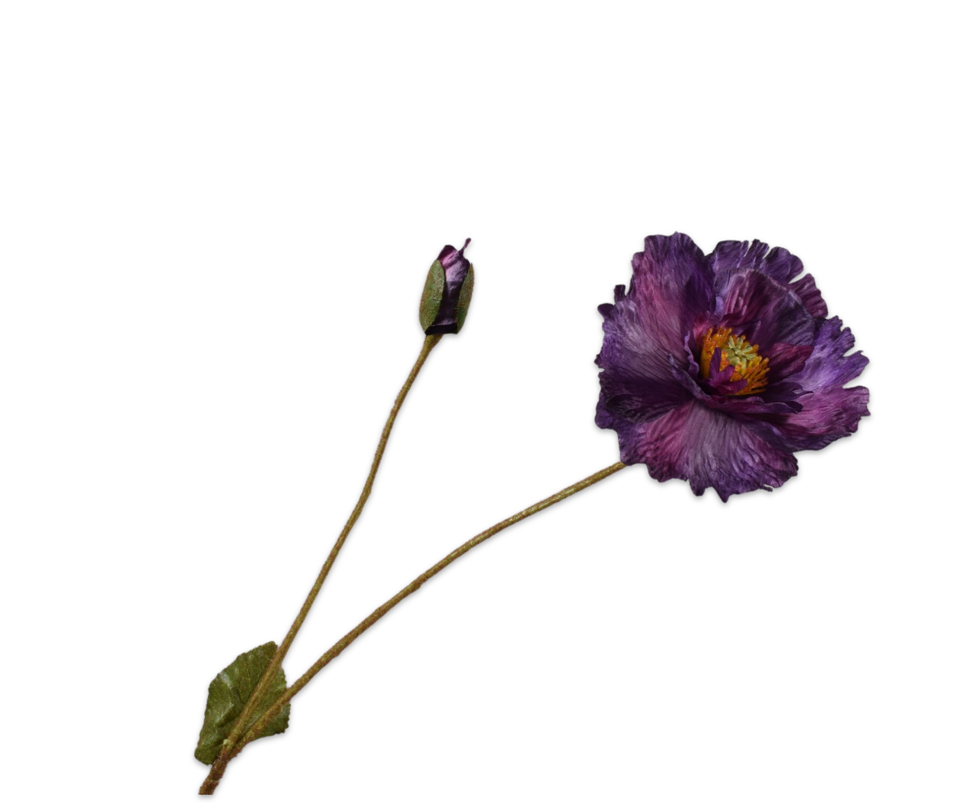POPPY SPRAY PURPLE  74 CM