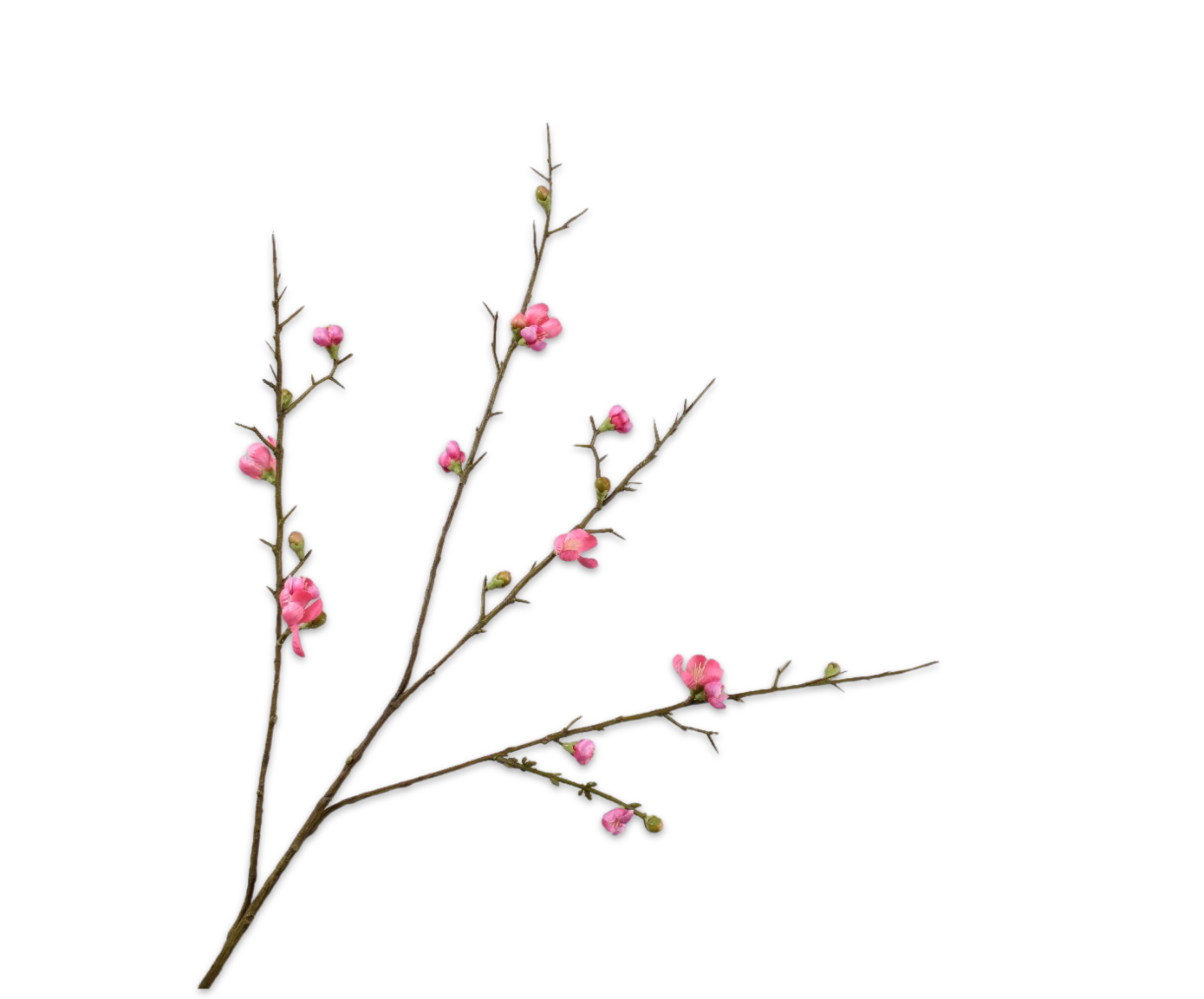 CAPULLOS RAMA ROSA  85 CM