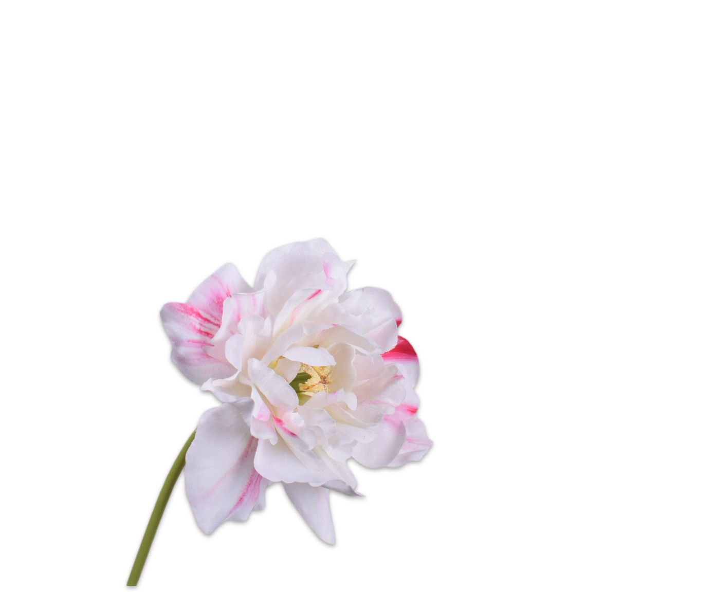 TULP STEEL WT/ROZ  69 cm
