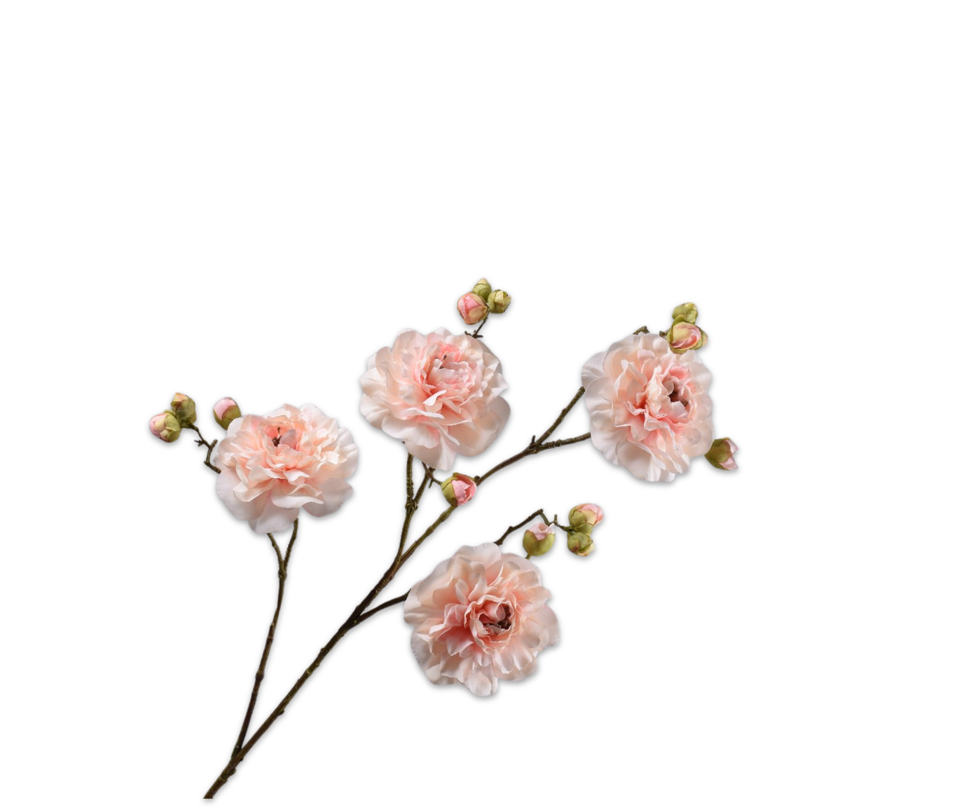 ROSE SPRAY PEACH  103 CM