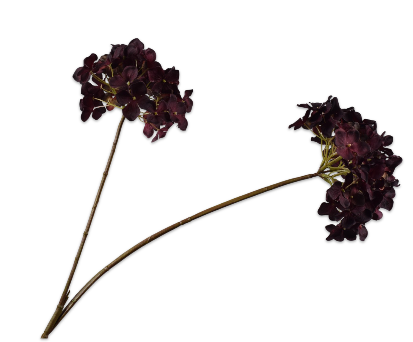 HYDRANGEA SPRAY BURGUND  85 CM