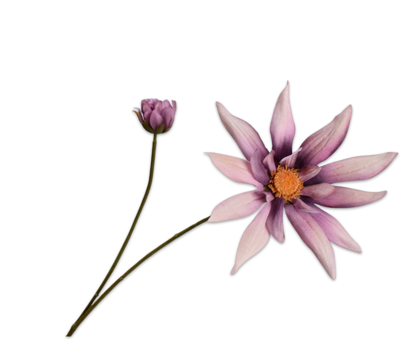 DAHLIA SPRAY LILAC  90 CM