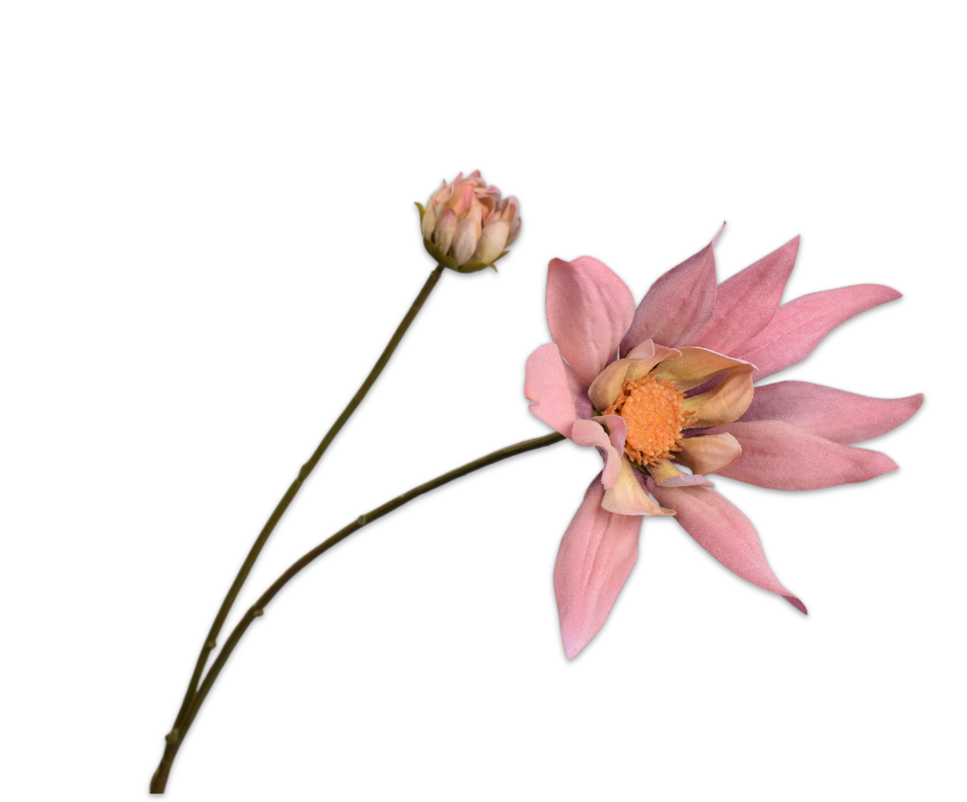 DAHLIA SPRAY MAUVE  90 CM