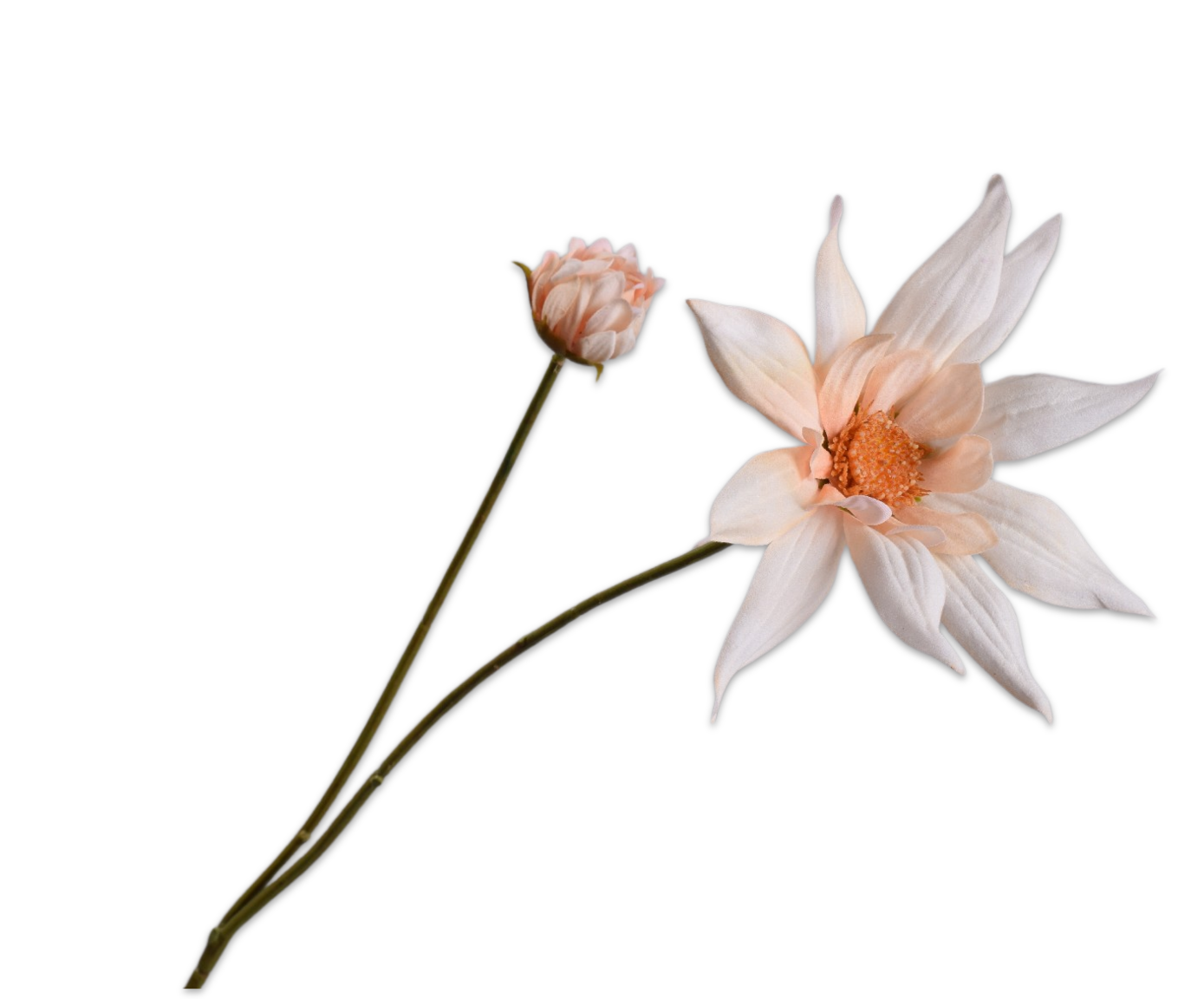 DAHLIA SPRAY SALMON  90 CM