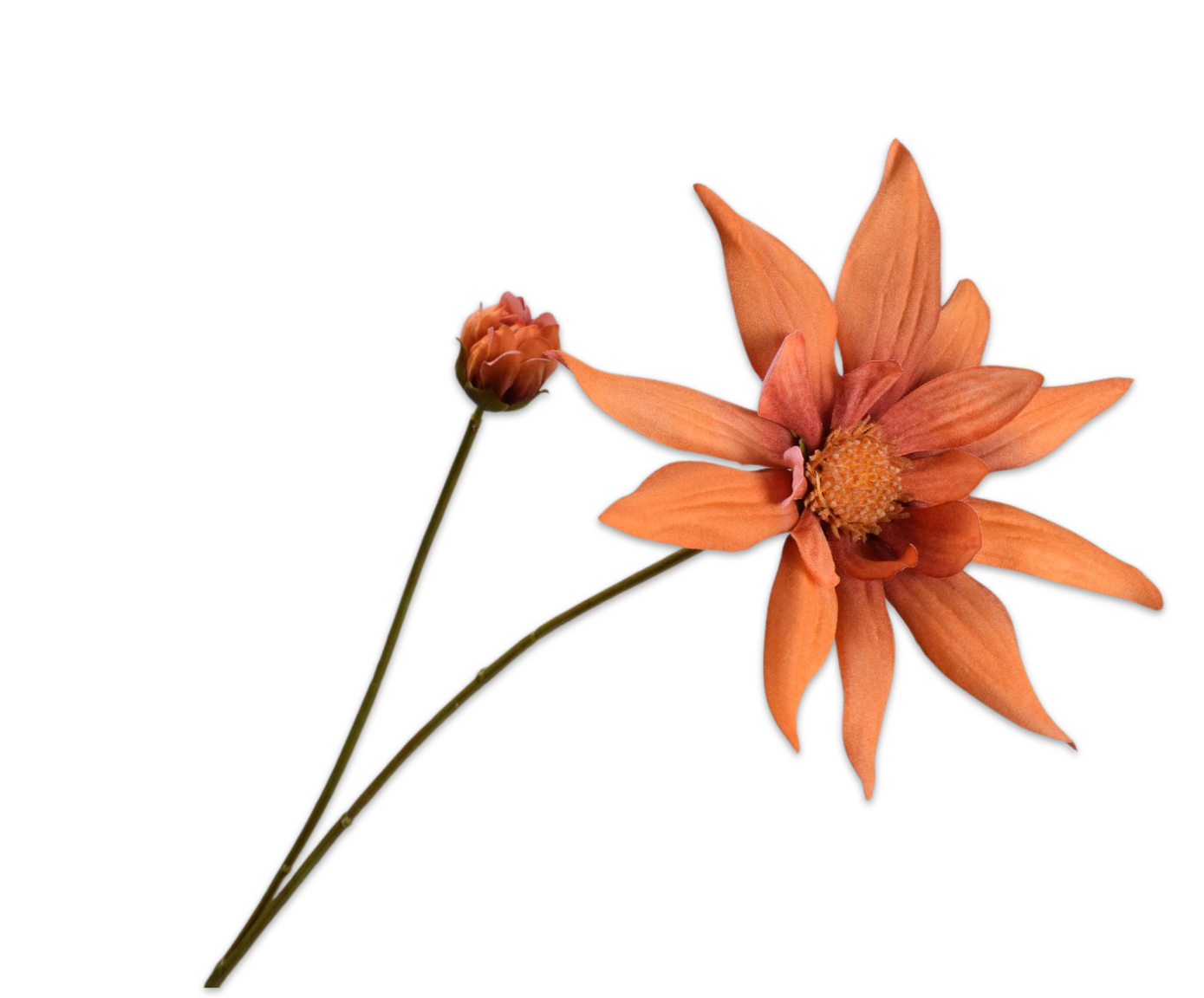 DAHLIA SPRAY ORANGE  90 CM