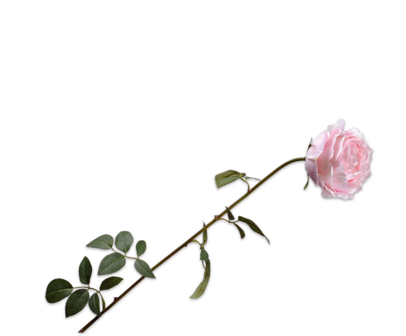 ROSE STEM PINK  95 CM