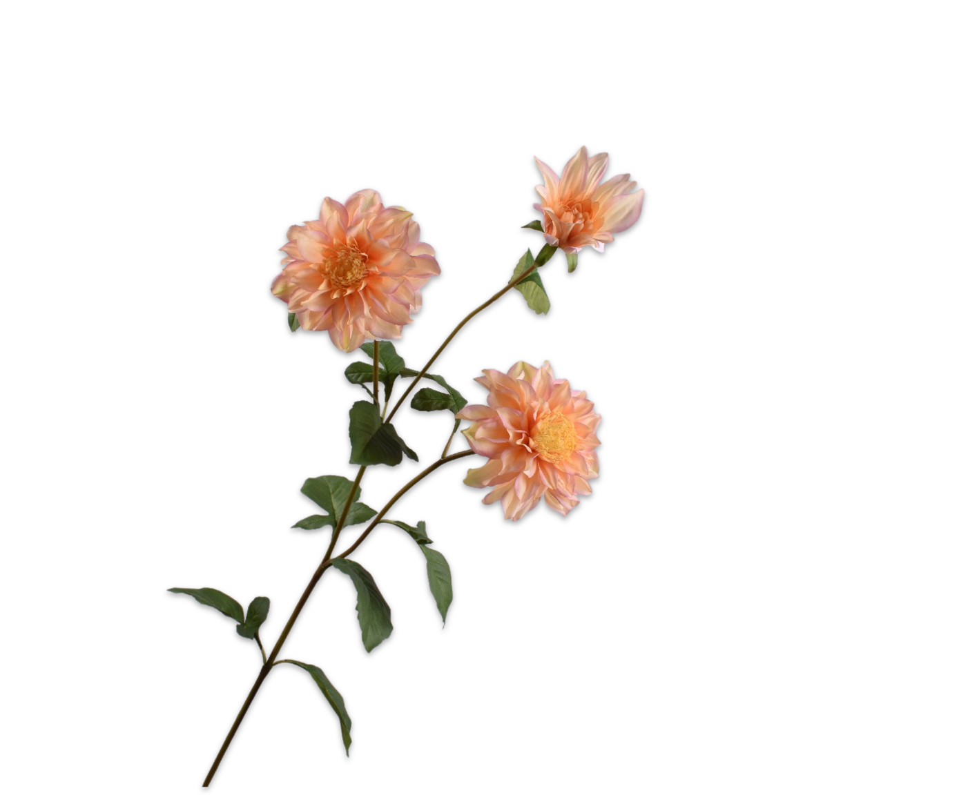 DAHLIA SPRAY PEACH  112 CM