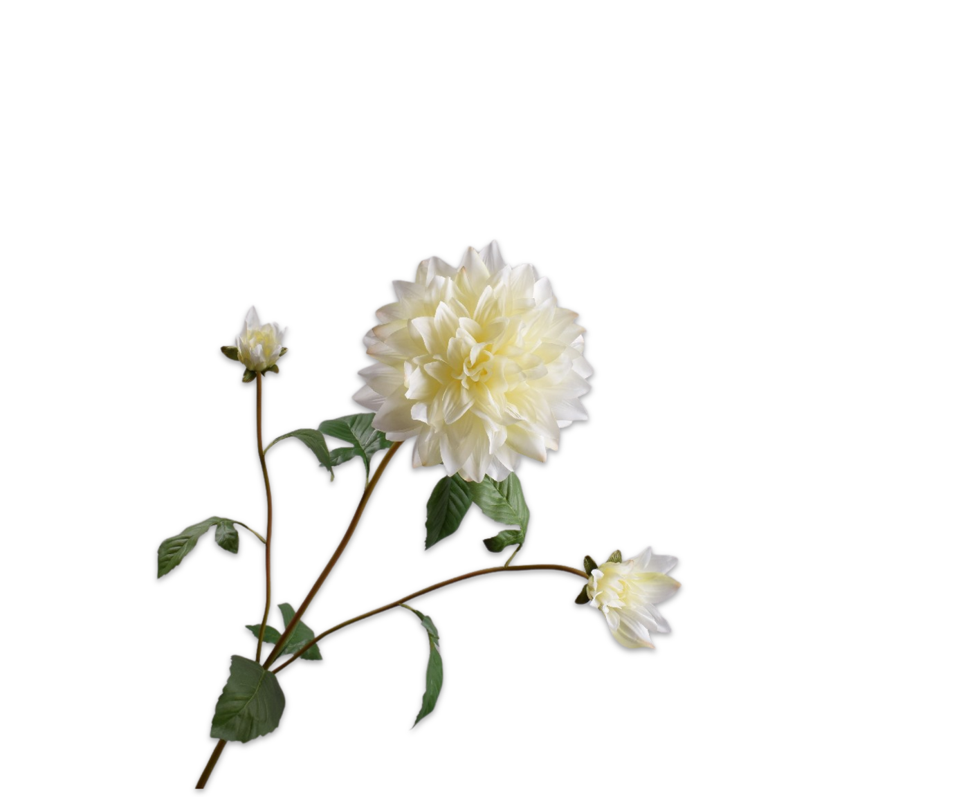 DAHLIA SPRAY WHITE  106 CM