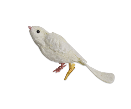 BIRD CLIP WHITE  18 CM