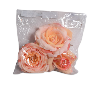ROSE 3 IN POLYBAG SAUMON  3 CM